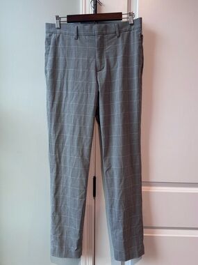 H&M Gray Windowpane Dress Pants